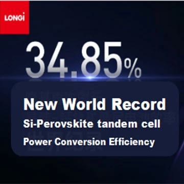 Longining ikki tomonlama tandem perovskite quyosh hujayralari 34,85% samaradorlikka ega