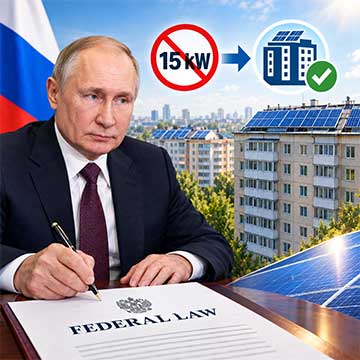 Putin Rossiyadagi ko'p qavatli uylarda quyosh energiyasini o'chirib qo'ygan 1...